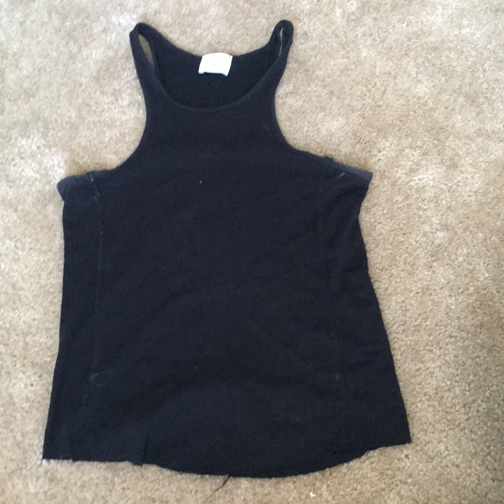 Black tank top